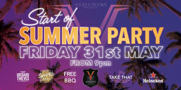 Start of Summer Party - Fri 31 May 2024